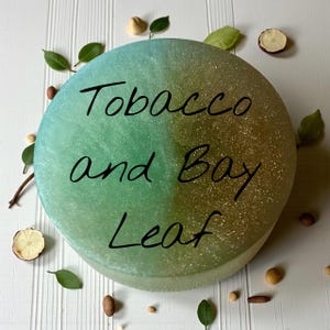 Sapone da barba fatto a mano: crea il tuo set regalo, regali per lui TobaccoBayleafSoap
