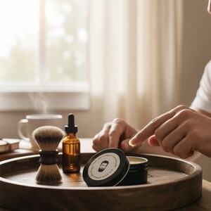 Sapone da barba fatto a mano: crea il tuo set regalo, regali per lui immagine 3