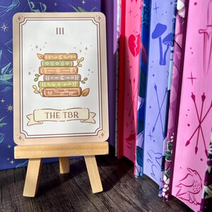 Marque-page de carte de tarot TBR | Cadeau livresques | Amateurs de livres
