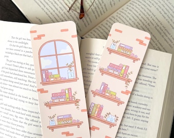 Spring Bookshelf Bookmark | Book Lovers