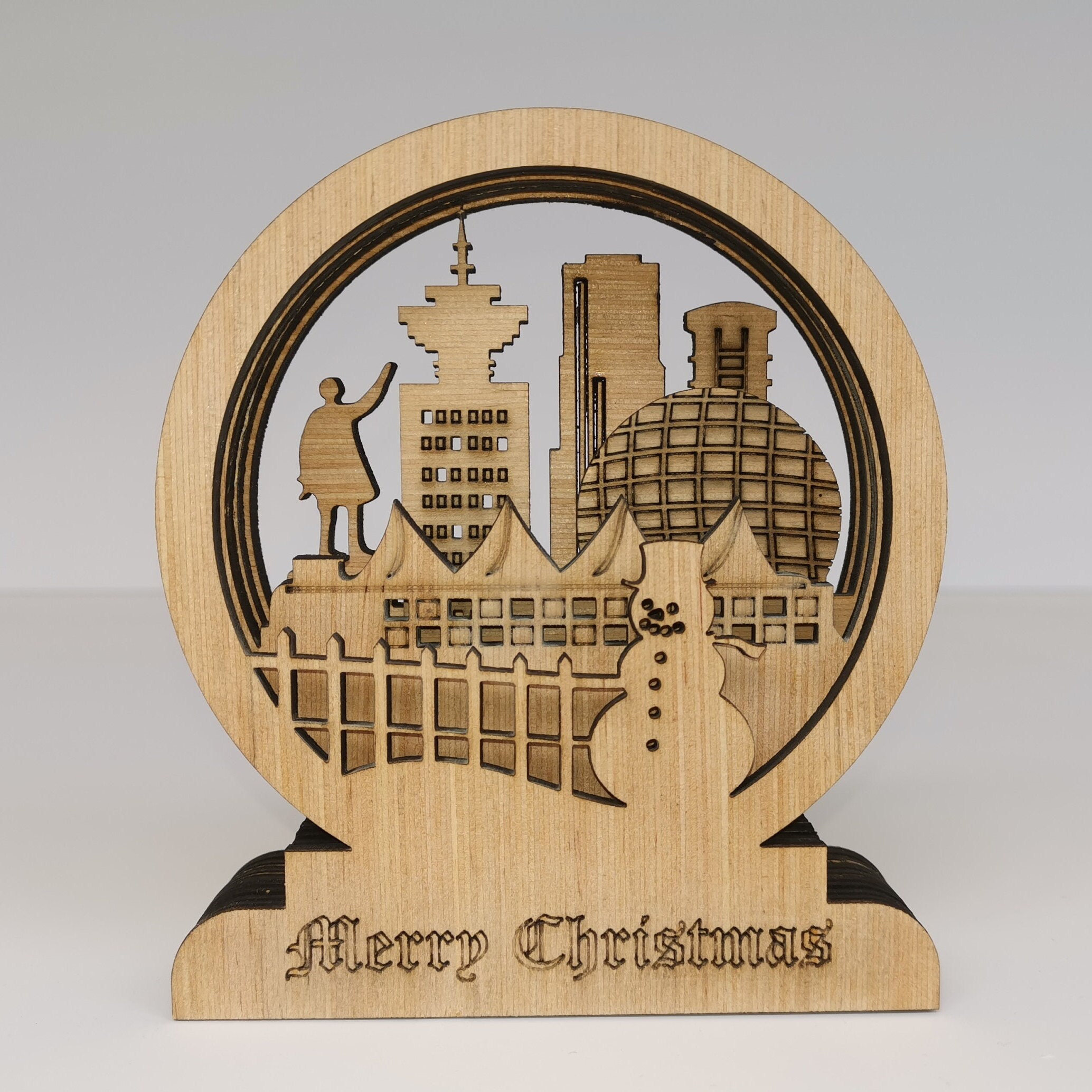 Christmas Scene Laser Cut/cnc File - Downloadable - Cnc Router Plans ...
