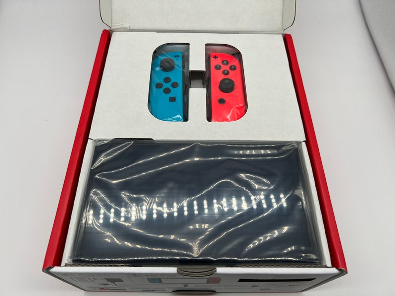 Nintendo Switch OLED Red Blue CFW Atmosphere Hekate Homebrew Etsy