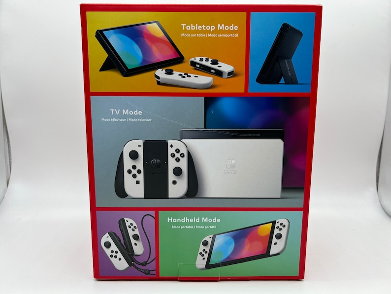 Nintendo Switch OLED White CFW Atmosphere Hekate Homebrew Etsy