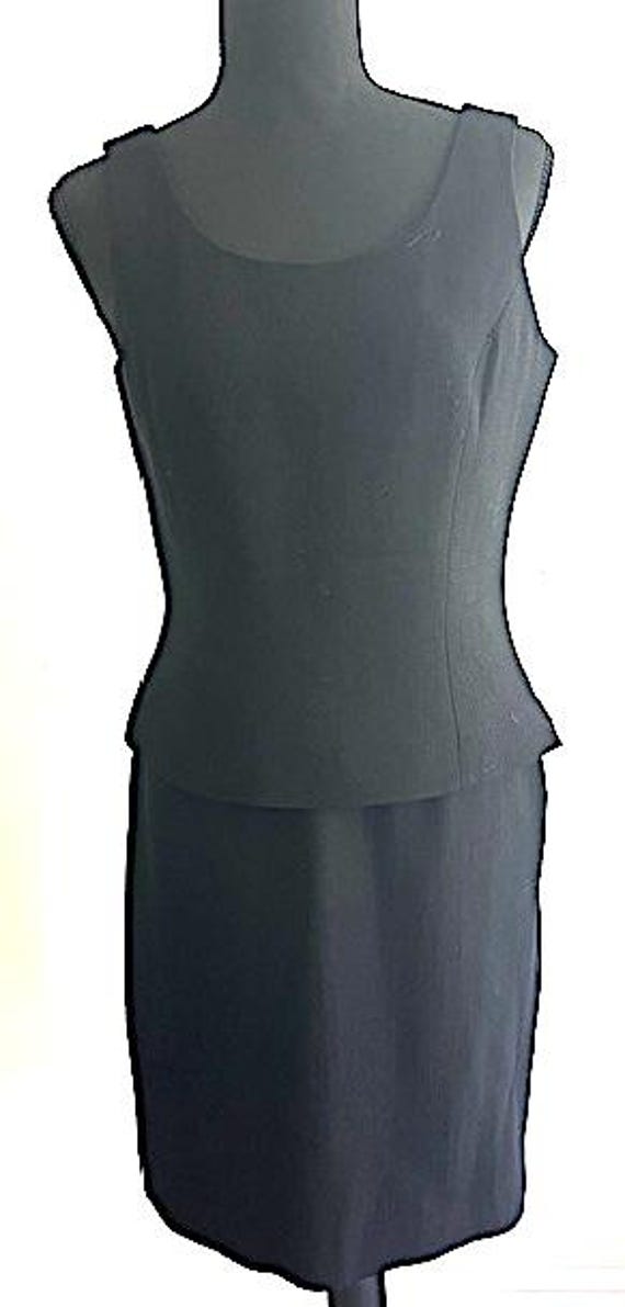 Elegant Albert Nipon three-piece champagne & blac… - image 8