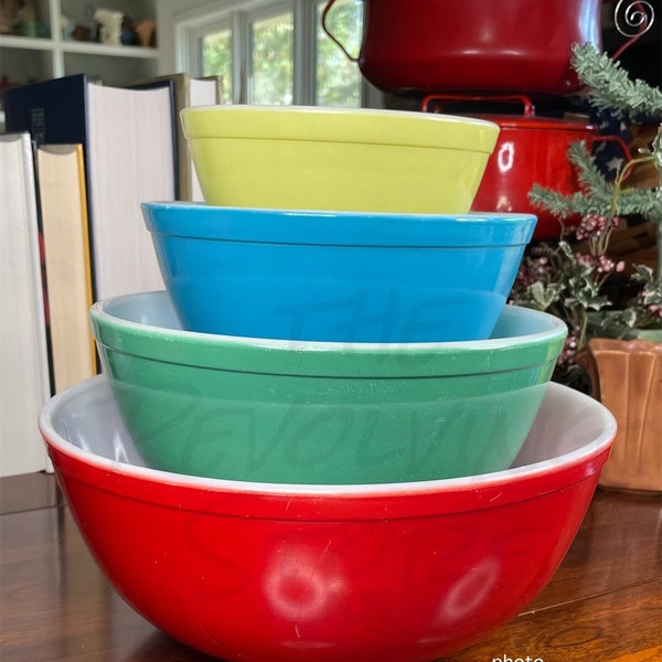 Pyrex  Franken-Primary Mixing  4-Bowl Set - Choice