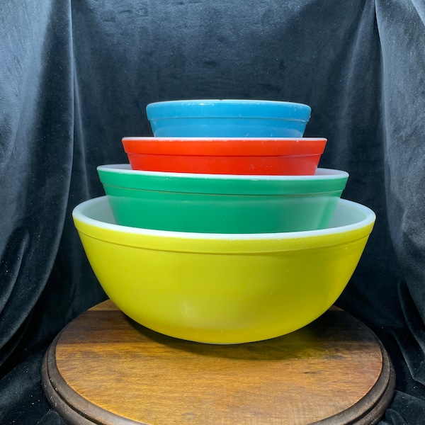 Pyrex Bowl Set Etsy
