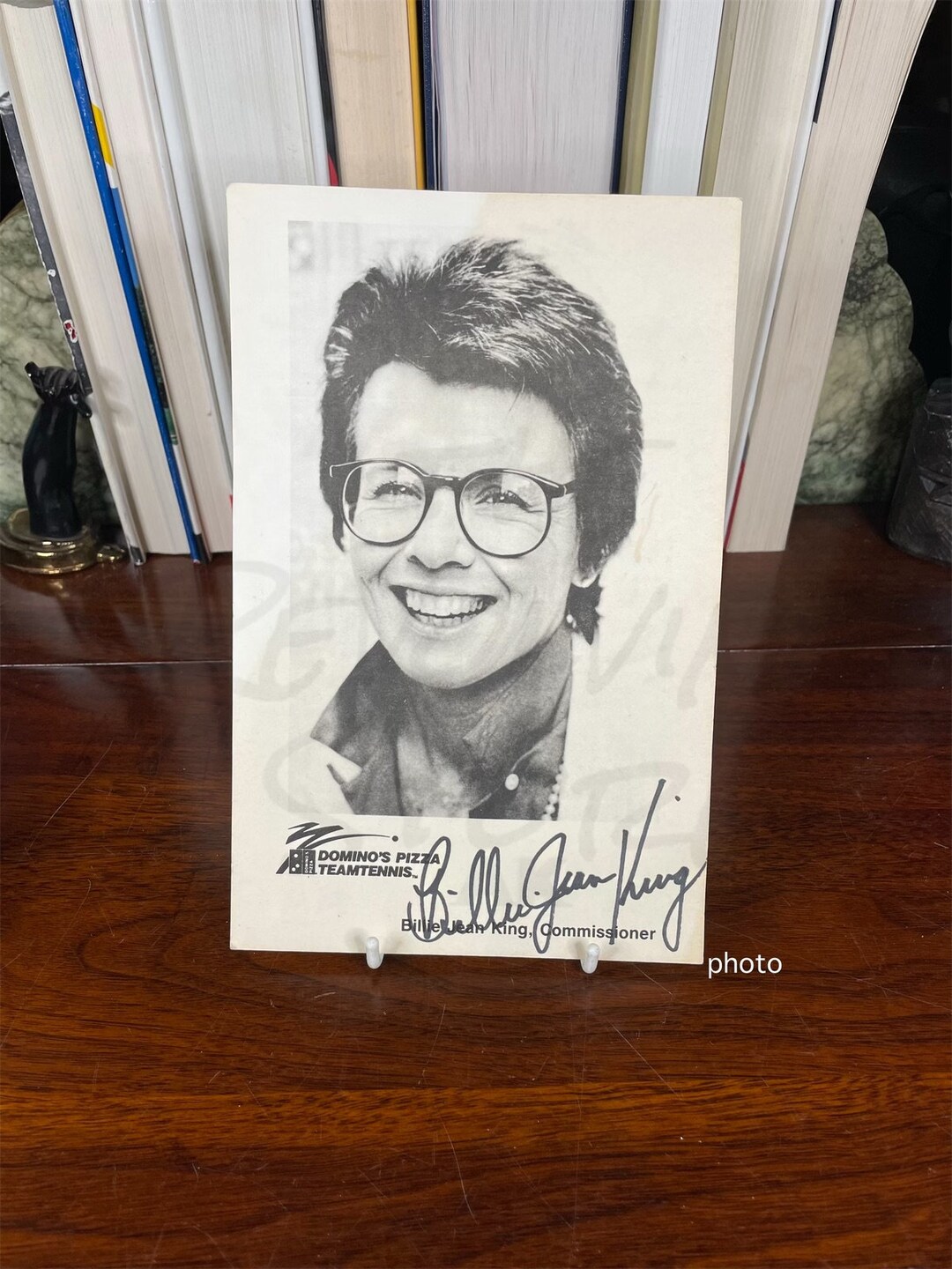 Autographed Photo of Billie Jean King - Etsy UK