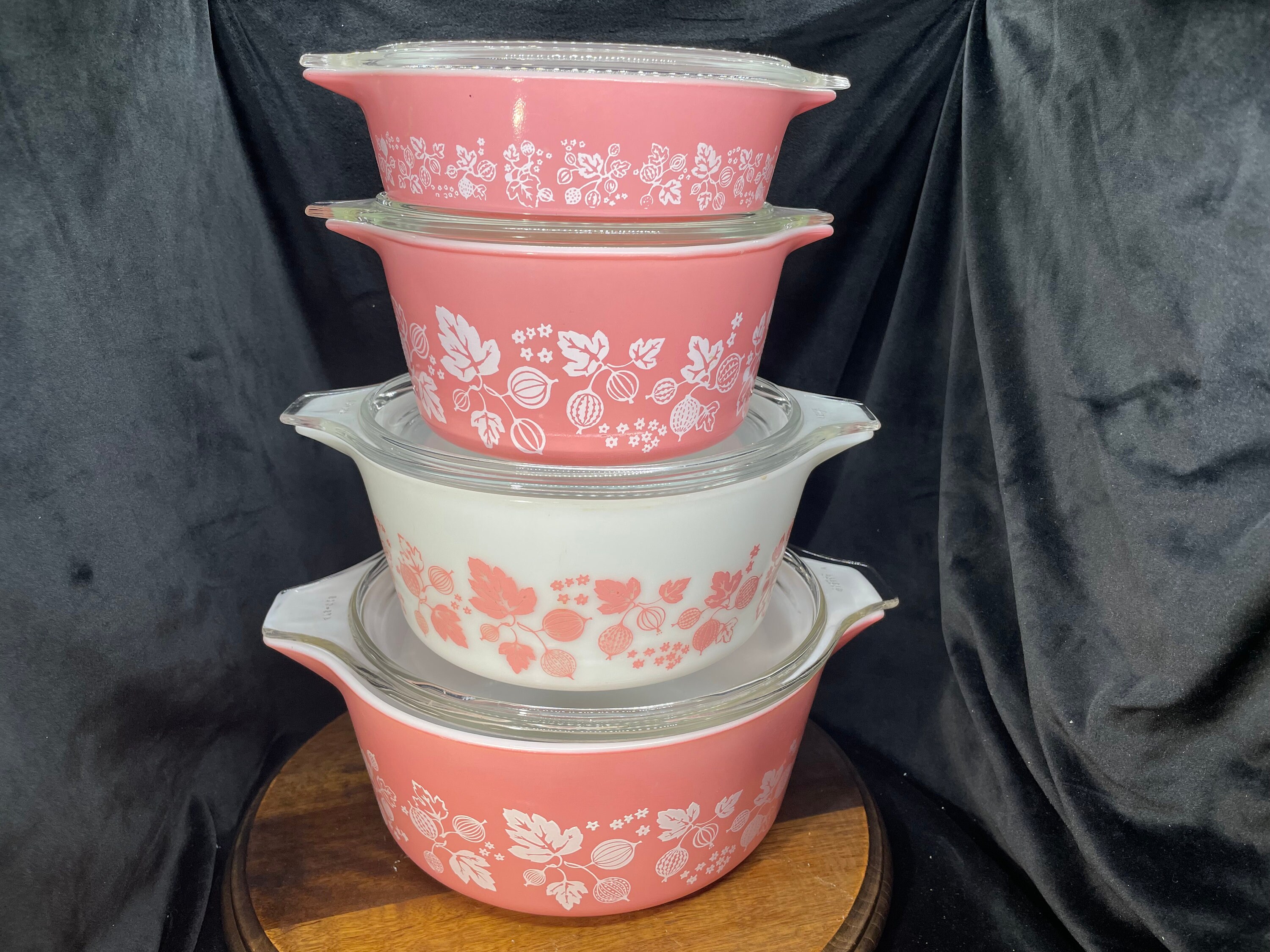 Pyrex Pink Gooseberry Bake Serve and Store Casserole Etsy