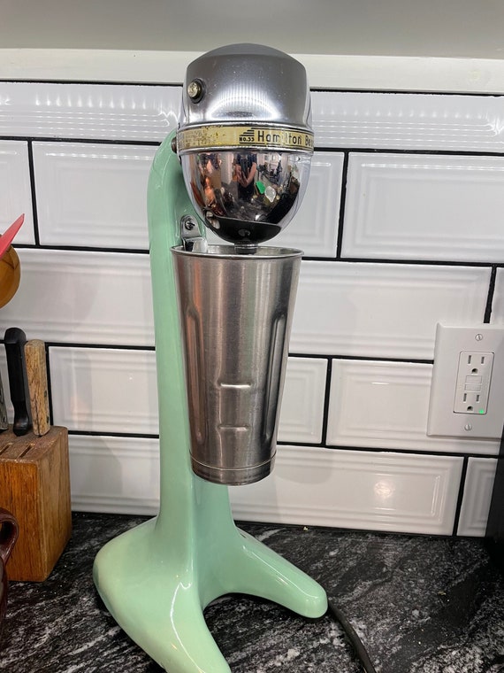 Hamilton Beach Milkshake Mixer Model 33 in Jadite Green With 2 Etsy