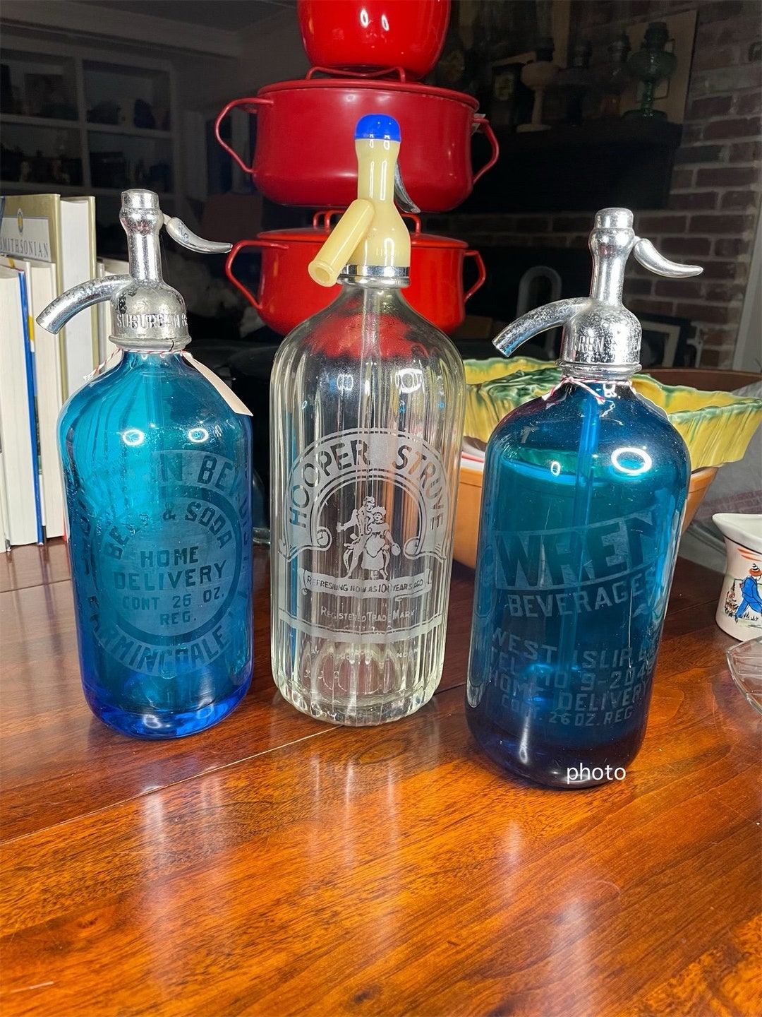 Vintage Glass Seltzer Bottles Choice Etsy