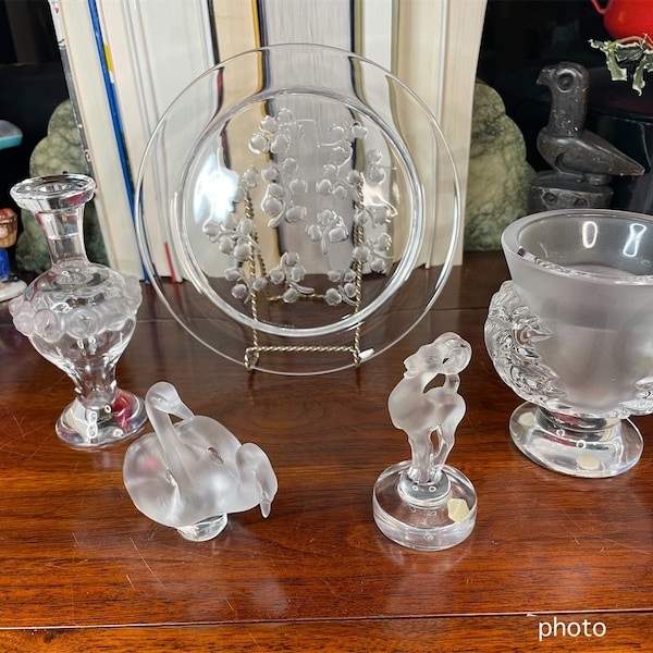 Choice  of Lalique Crystal Items