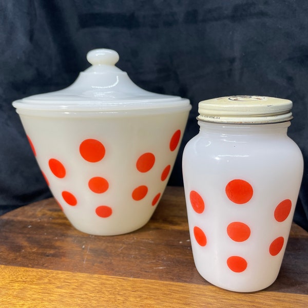 Fire King Grease Jar Etsy