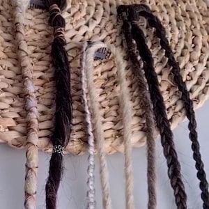 Dreadlock Clip/Festival Hair Accessory/Temporary Dreadlock Extension/Fake Dread Clip/Detachable Dreadlocks/Boho Hair Clip/Dread Hair Clip