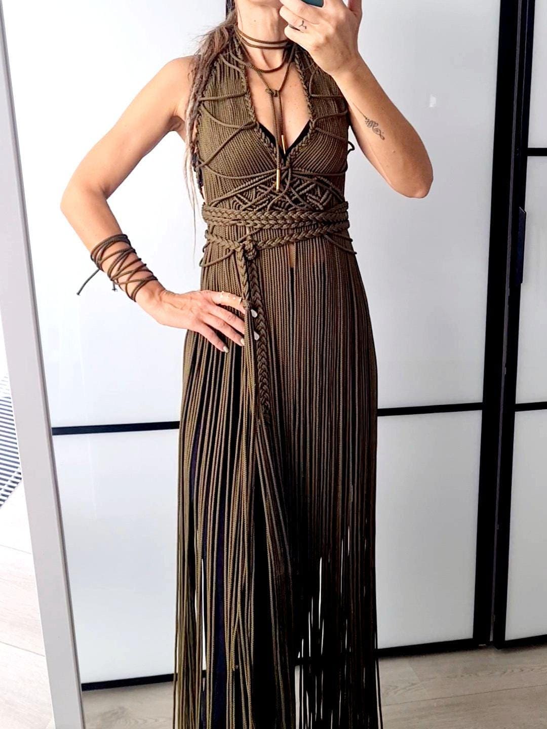 Vestido de fiesta color caqui - Etsy México, image size:1080x1440