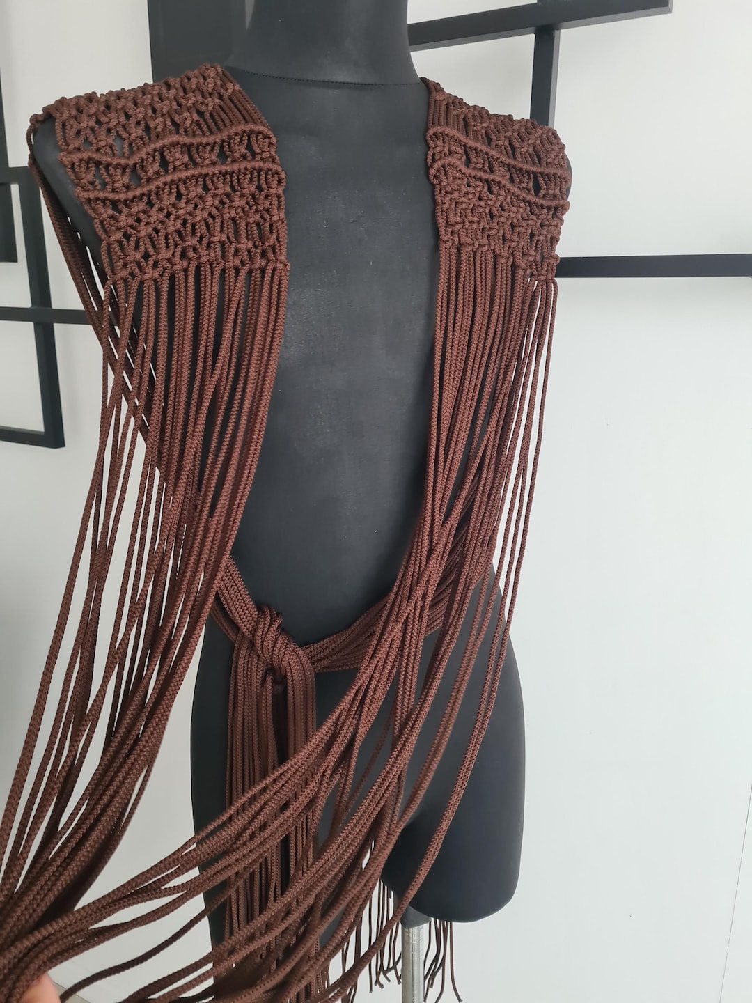 Manly Macrame Men's Macrame Jacket / Men's Festival Jacket / Boho Festival Outwear ...