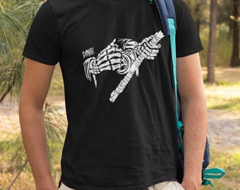 スケルトンフィッシングTシャツ