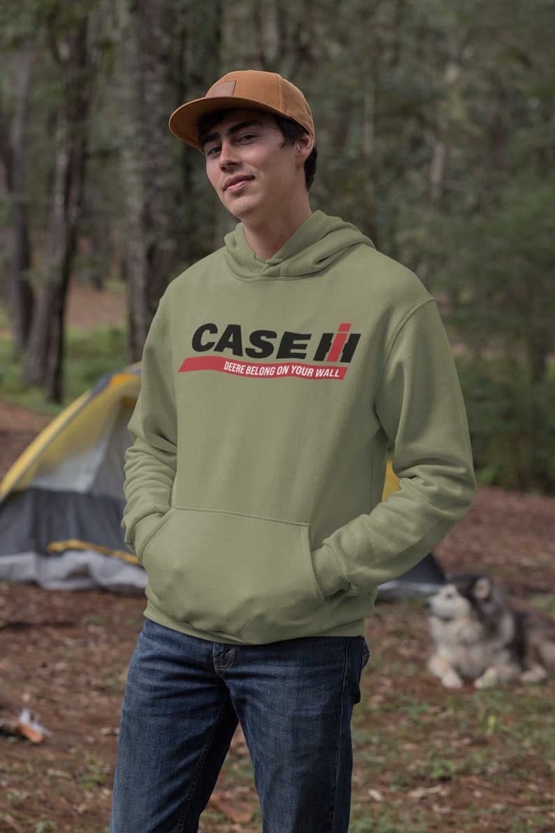 CASE IH Hoodie Deere Belong on Your Wall Hoodie International Harvester
