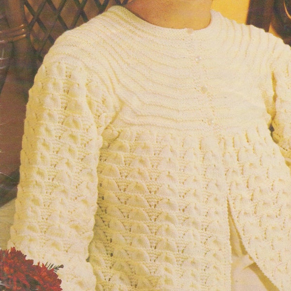 Knitted Bed Jacket Pattern