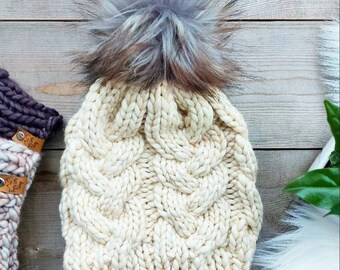 cable knit beanie wholesale