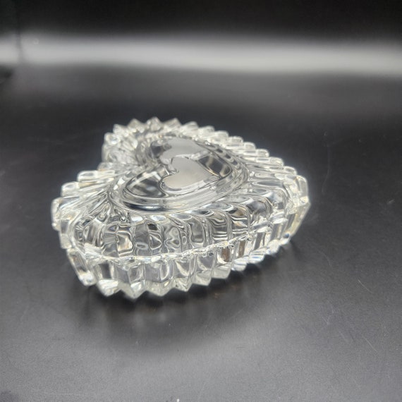 Crystal Jewelry Box Is Made Of 24% Lead Crystal And A Lid. From Franc