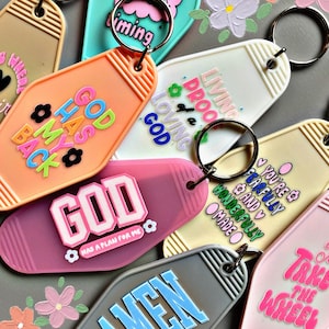 Christian Motel keychains, Faith keychains, Christian gifts , religious keychains