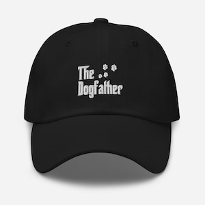 THE DOGFATHER Hat, Dog Dad Hat, Assorted Colors, Adjustable Strap, Father&#39;s Day Gift