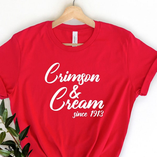 Crimson Cream Since 1913 Shirt, Delta Sigma Theta Shirt, Sorotiy Shirt, DST 1903, Delta Elephant Tee, Delta Sigma Theta 1913 Short Sleeve