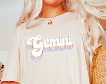 Zwillinge Astrologie Shirt, Geschenk für Zwillinge Frau, Zwilling Geburtstagsgeschenk, Sternzeichen Horoskop Tshirt, Vsco Tiktok ästhetische trendy oversized T-Shirt