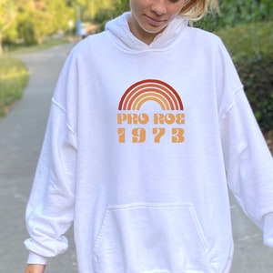 Pro Roe 1973 Diritti Riproduttivi Felpa con cappuccio oversize, Felpa con cappuccio Pro Choice, Felpa con cappuccio Protect Roe vs Wade, My Body My Choice