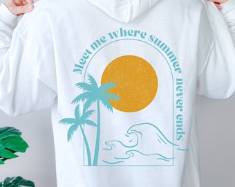 Sunset Hoodie Zip Up Hoodie Women Sunset Sweatshirt Jacket Beachy Sweatshirt Surf Hoodie Coconut Girl Clothes Summer Clothing Preppy Stuff