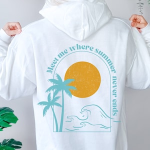 Sunset Hoodie Zip up Hoodie Women Sunset Sweatshirt Jacket Beachy