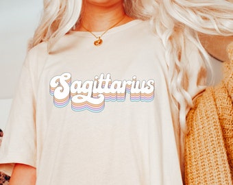 Sagittarius Oversized Astrology Shirt, Gift for Sagittarius  woman, Sagittarius Birthday Presents,  Zodiac gifts, Horoscope Gifts,  Astrolog