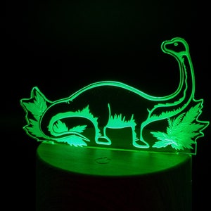 Brontosaurus Dinosaur LED RGB Nightlight Light