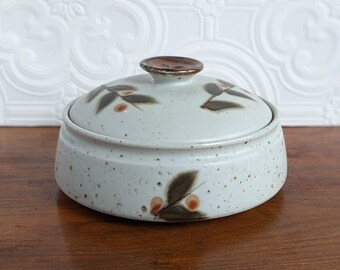 Vintage Otagiri Covered Casserole, Bittersweet Pattern