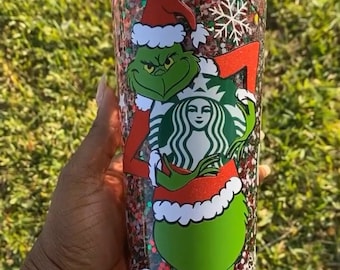 Grinch 24oz Starbucks Tumbler