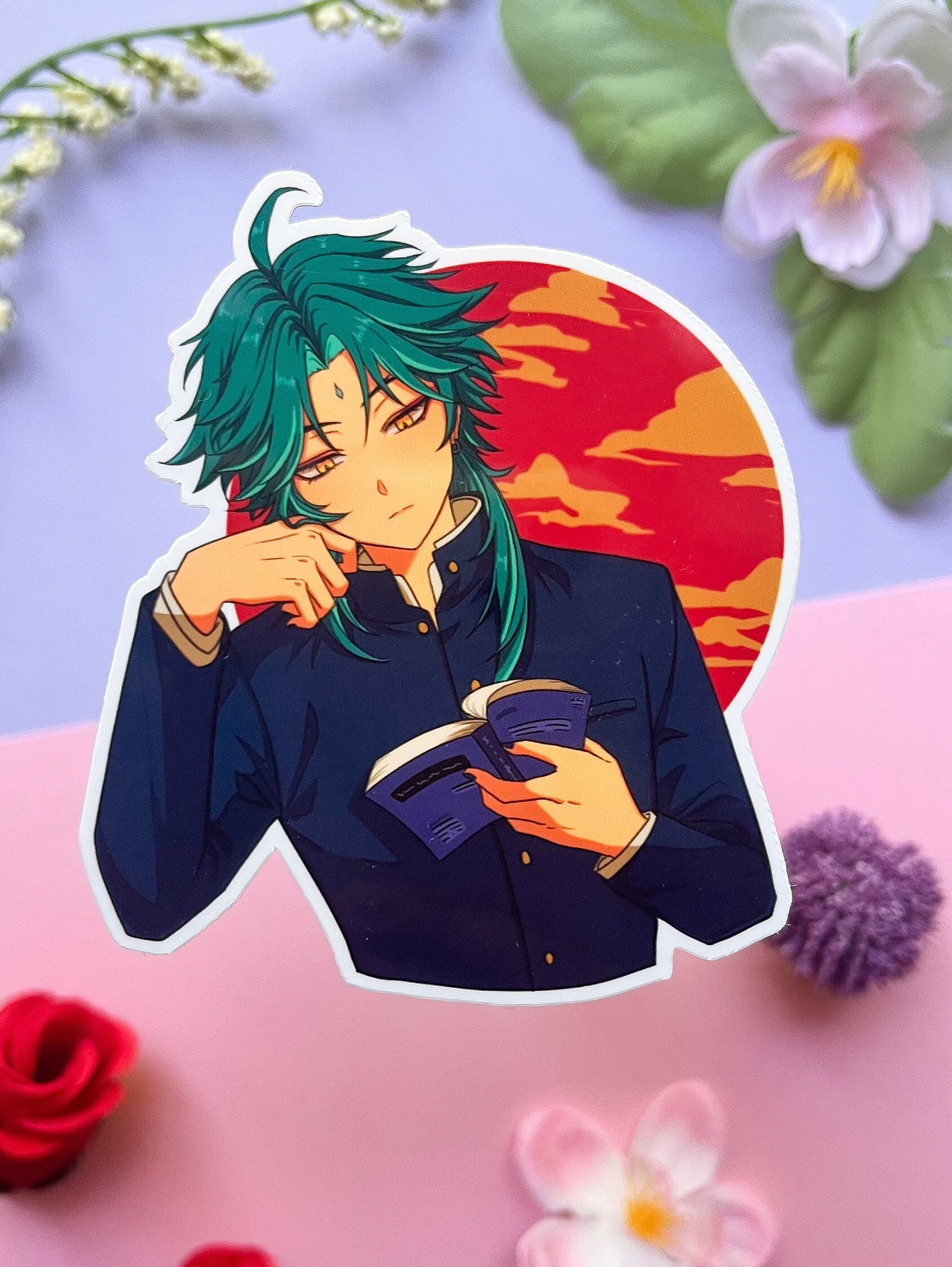 Genshin Impact Stickers Xiao Gakuran Sticker Set - Etsy