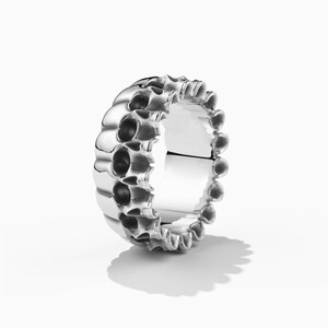 Schädel Sterling Silber handgemachte Männer Gothic Ring, Schädel Köpfe Silber Biker Ring, Punk Skull Ring, Silber Unisex Schmuck, Ring für Männer