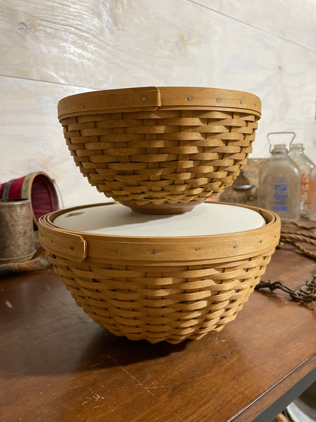 Lonaberger Hand Woven Baskets Etsy