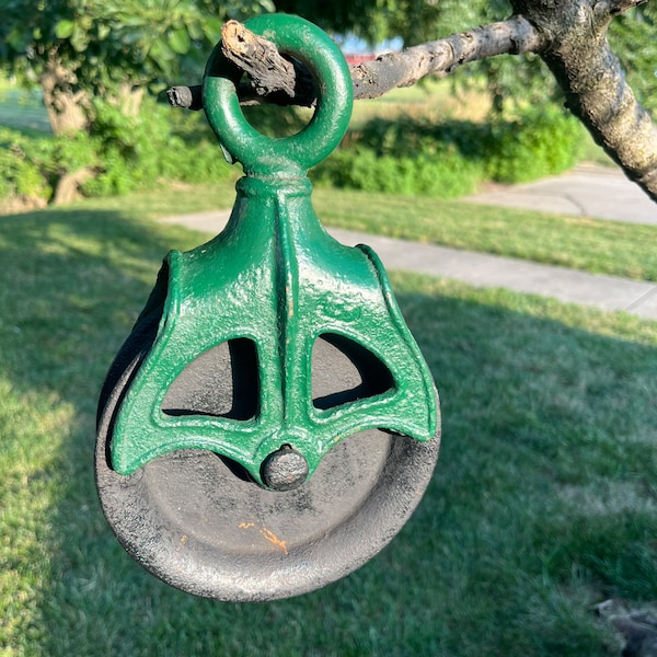 Metal Pulley Refurbished