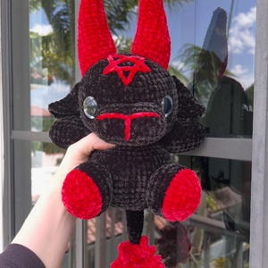 Baby baphomet Amigurumi plush
