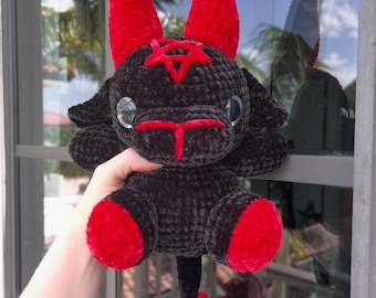 Baby baphomet Amigurumi plush