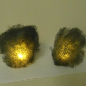 Flickering smoke markers tabletop wargame terrain scenery (set of 2)