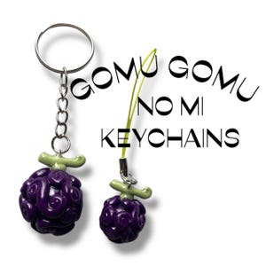 One Piece Anime Keychain Phone Charm - Gomu Gomu no Mi Devil Fruit