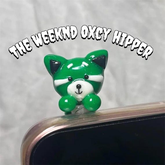 The Weeknd Kiss Land Oxcy Bear Phone Hipper - Trinket Gift Phone