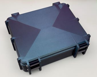 Cobalt Vault (Large) | 3D-Printed PETG Toughbox