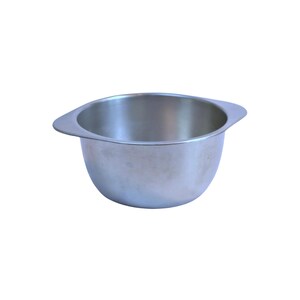 Vintage Stainless Steel Double Boiler Inserts for 7&quot; Diameter Saucepans - Deep