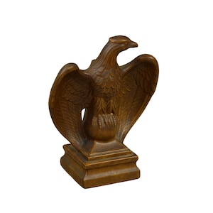 Vintage Ceramic Eagle Figurine by U.S. General Ceramics