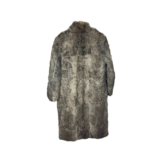 Vintage Genuine Rabbit Fur Coat - Grey Mid-length Vintage Genuine Rabbit Fur Coat - Grey Mid-length