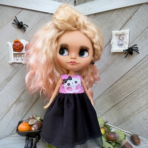 Vestido para Blythe,Vestido Blythe,Vestido de muñeca Blythe,Ropa para Blythe,Ropa para muñeca Blythe,Ropa para muñeca BJD 1/6,Vestido OB24,OB22