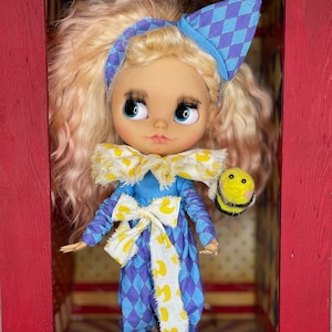 Blythe clothes,Blythe Clown,Blythe Clown Jumpsuit,Blythe Jumper,Blythe Doll Clothes,1/6 bjd doll clothes,OB24,OB22